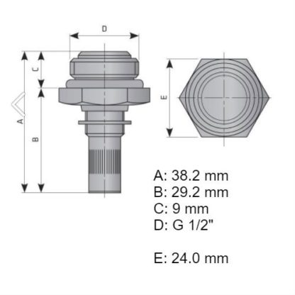 Manual Condensate Drain - MCDFC - 1/2" Stainless Steel - Image 2